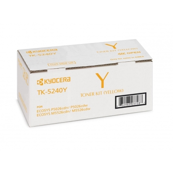 Тонер-картридж Kyocera TK-5240Y для P5026cdn/cdw, M5526cdn/cdw (1T02R7ANL0) Тонер-картридж Kyocera TK-5240Y для P5026cdn/cdw, M5526cdn/cdw (1T02R7ANL0)